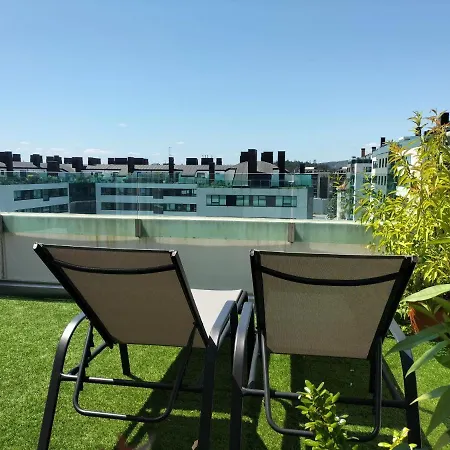 Preciosa Habitacion Doble En Atico Con Terraza Ii 圣地亚哥－德孔波斯特拉